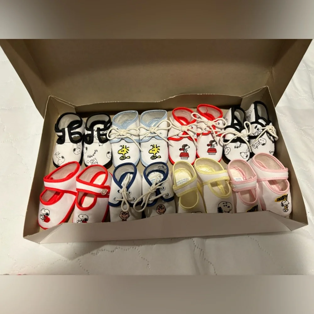 Peanuts Baby Plush-Lined Mary Jane Shoes in Pink